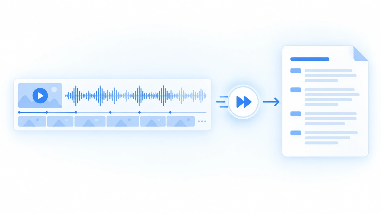 Transcribe Long Videos into Text in Minutes