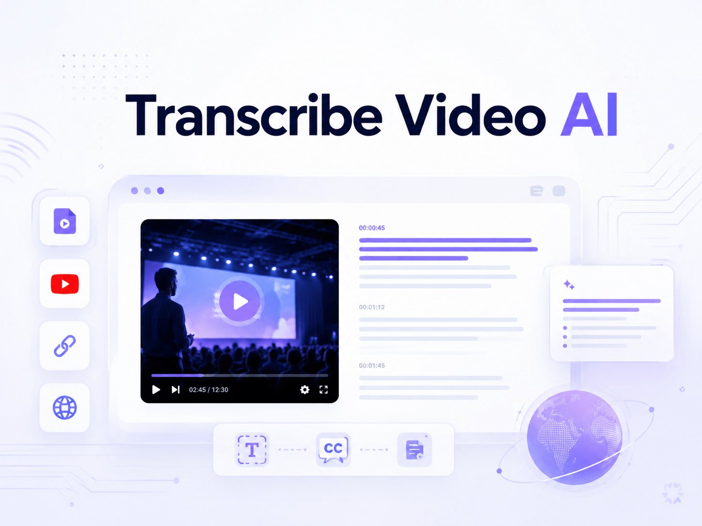 What is Transcribe Video AI?